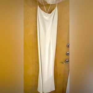 Nordstrom- Brand : Katie May, size 12, off white. Perfect bridesmaid dress!